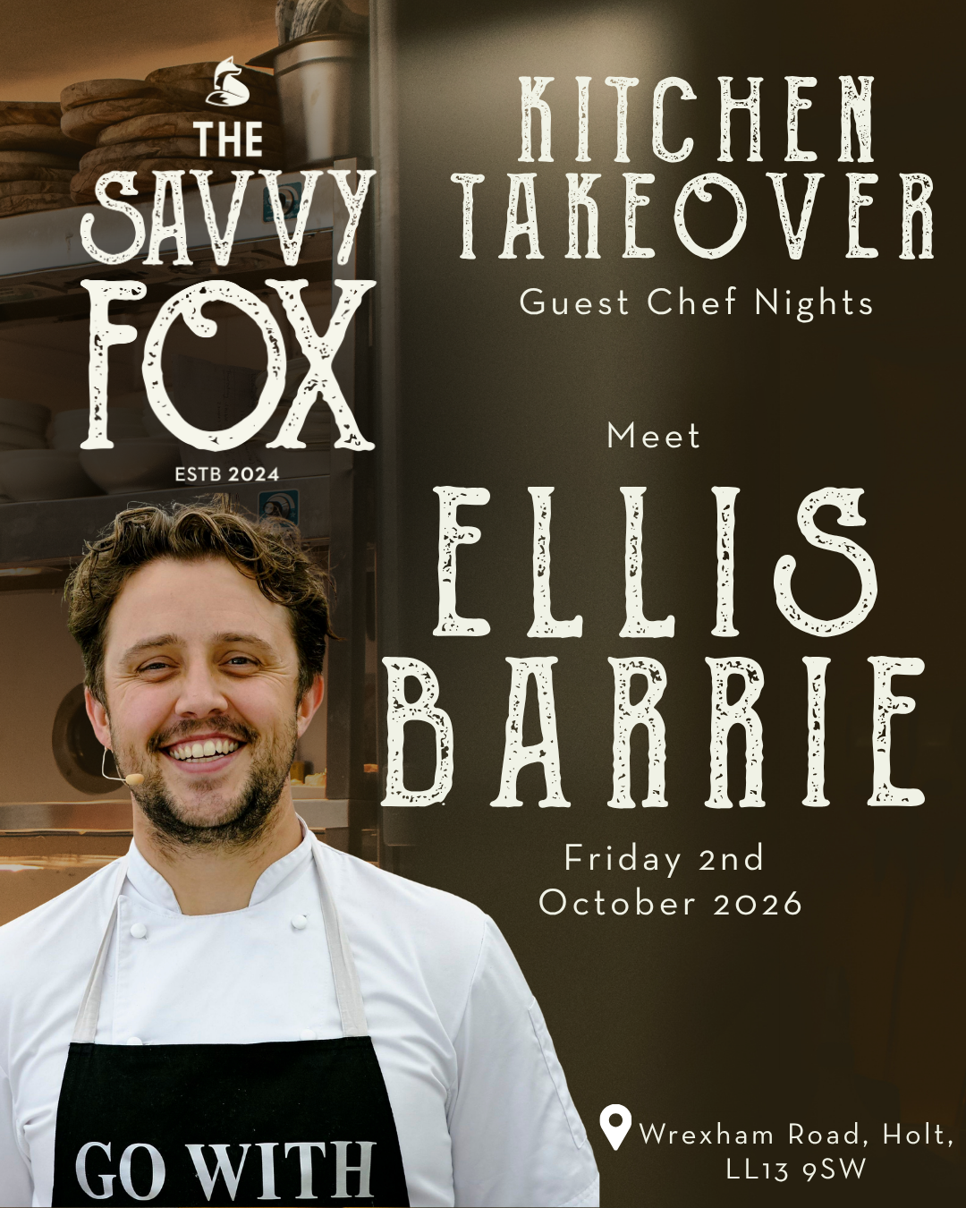 Kitchen Takeover at The Savvy Fox with Ellis Barrie